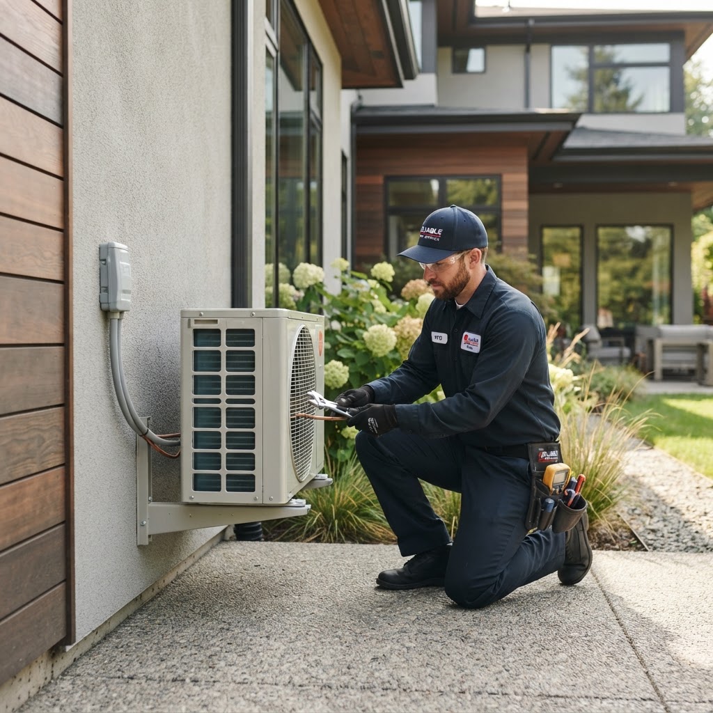 Representative lifestyle imagery for Established HVAC & service business; fictional listing